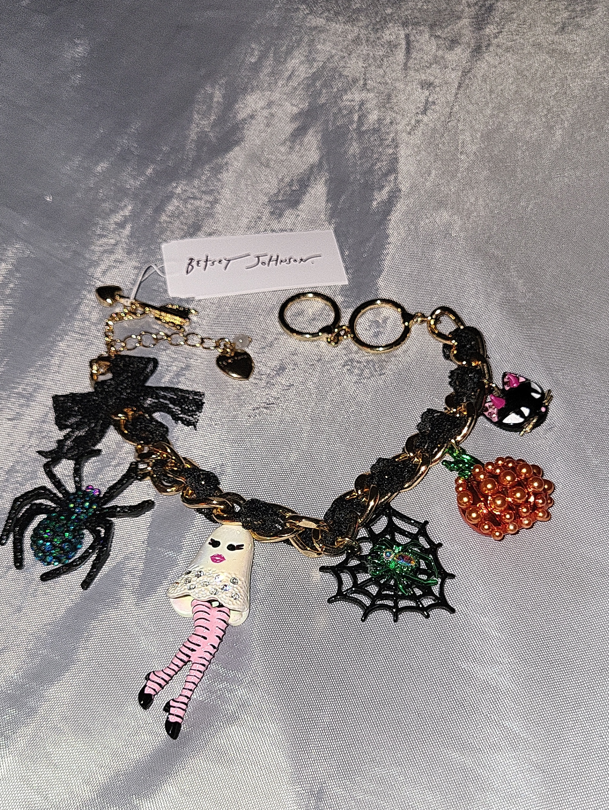 Betsey Johnson Halloween Charm Bracelet Bnwt Ha